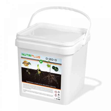 Îngrășăminte - Îngrășământ premium granulat cu fosfor pentru dezvoltarea rădăcinilor, NutriPlus 0-20-0