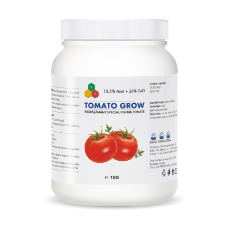 Agricultura ecologică - Îngrășămant special pentru tomate, Tomato Grow, 15.5% Azot și 26% CaO