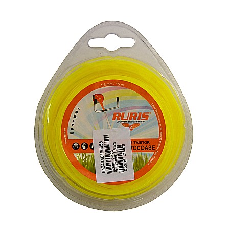 Întreținere casă și fermă - Fir trimmer 1.6 mm (rotund) 15 m