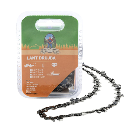 Lant drujba Micul Padurar, lungime 13'', pas 3/8'', grosime 1.3mm, 56 pinteni, 28 dinti, full chisel [1]