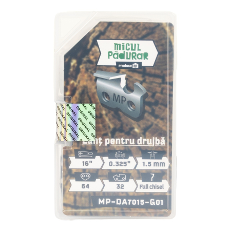 Lanturi si lame - Lant Micul Padurar, 16'' .325'' 1.5mm 64P 32D full-chisel