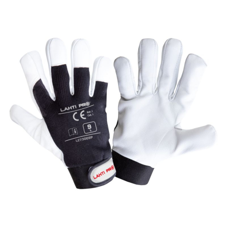 Organizare depozitare, protectie - MANUSA ELASTAN CU PALMA PIELE OVINA - 9