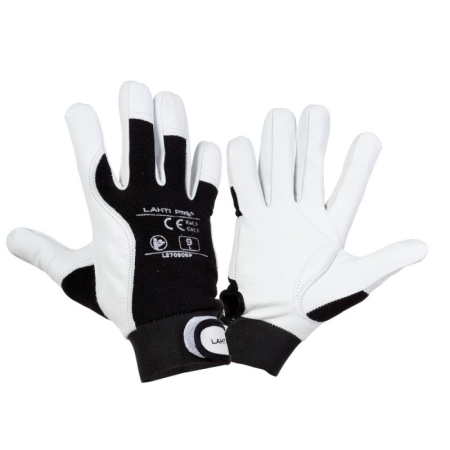 Manusi elastan - MANUSA ELASTAN CU PALMA PIELE OVINA - 8