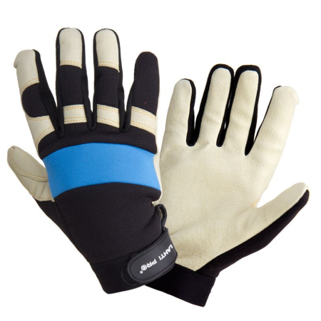 Manusi elastan - MANUSA ELASTAN CU PALMA PIELE PORCINA - 9