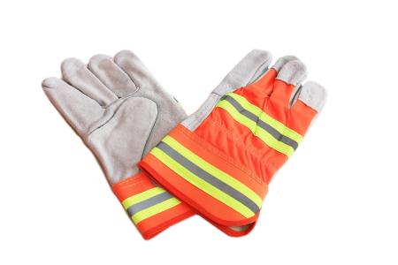 Protectia mainilor - Manusi de protectie Micul Fermier, din piele, reflectorizante