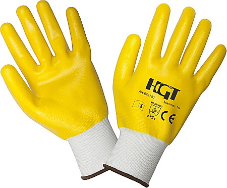 Echipamente de protecție - Mănuși polyester acoperite nitril