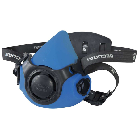 Protectia respiratiei - MASCA GAZ DIN SILICON CU DOUA LOCASE PENTRU FILTRU