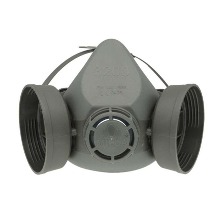 Organizare depozitare, protectie - MASCA GAZ DIN SILICON CU DOUA LOCASE PENTRU FILTRU