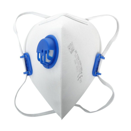 Protectia respiratiei - MASCA PRAF PLIABILA CU SUPAPA (FFP1), 2/SET