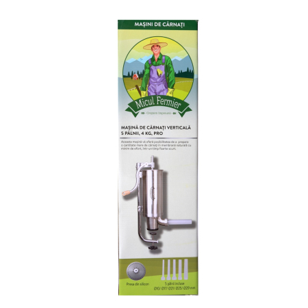 Masina de carnati 4kg VERTICAL PRO 5 palnii [4]