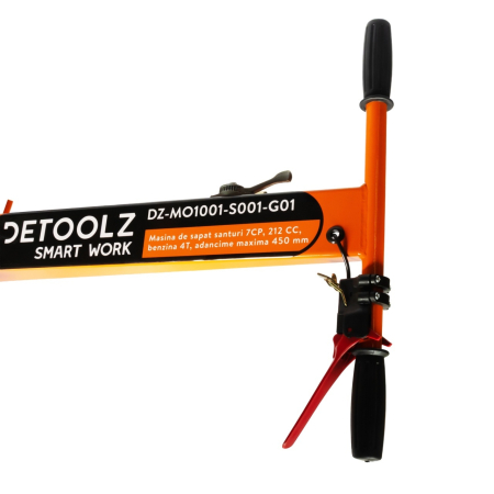 Masina de sapat santuri, Detoolz, 7 CP, 212 CC, benzina 4T, adancime maxima 450 mm [3]