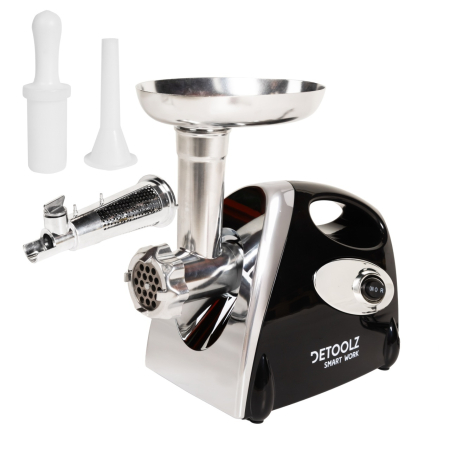 Masina de tocat carne Detoolz, 1400W, 90 kg/h cu 3 site [3]