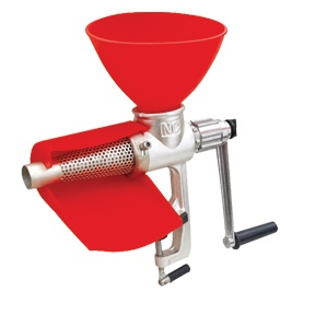 Masini de tocat si de carnati - Masina de tocat rosii Micul Fermier din fonta, cu sita