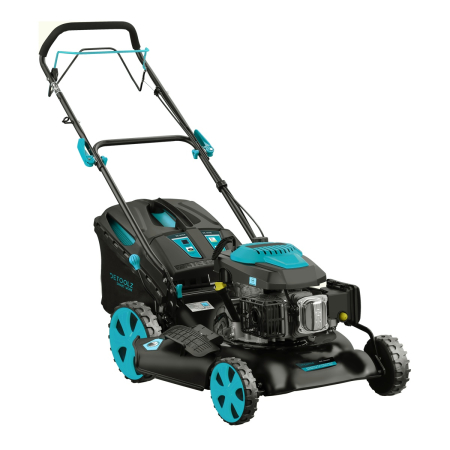 Gradinarit - Masina de tuns gazon Detoolz, 3.5CP, 146CC, latime de taiere 46cm, colector 60L, propulsie automata