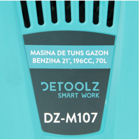 Masina de tuns gazon Detoolz, 5CP, 196CC, latime de taiere 53cm, colector 70L, propulsie automata [14]