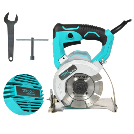 Masina pentru debitat placi ceramice Detoolz, putere 1300W, diametru disc 110mm [8]