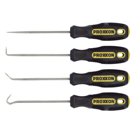 Surubelnite cu varf special - MICRO Set special cu carlige, Proxxon 22700, 4piese