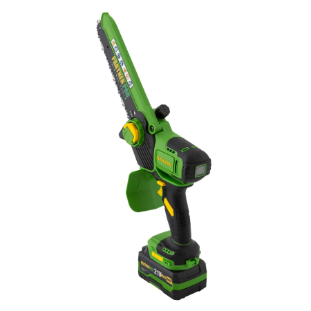 Mini Fierastrau cu Lant si Acumulator PPBS-84 PARTNERPRO, Brushless, 21V / 4Ah, Indicator sarcina [2]