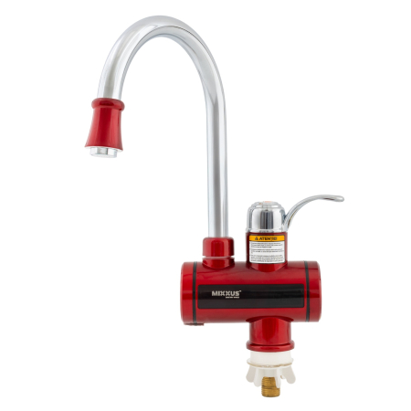 MIXXUS Electra 240-E Red robinet instant electric pentru apa, 3 kW din plastic si otel inoxidabil [1]