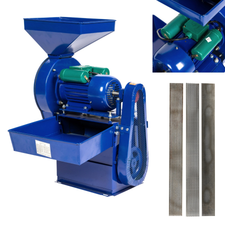 Moara electrica 3.5 KW cu ciocanele nr. 8 3in1 Micul Fermier [9]