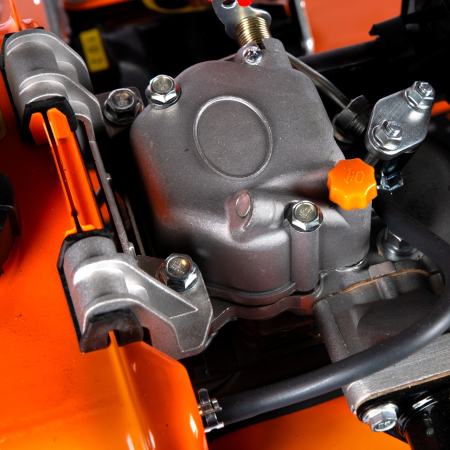 Motocultor DETOOLZ 7CP 280CC, motorina, 4T, 3 viteze, pornire manuala, cu roti [12]