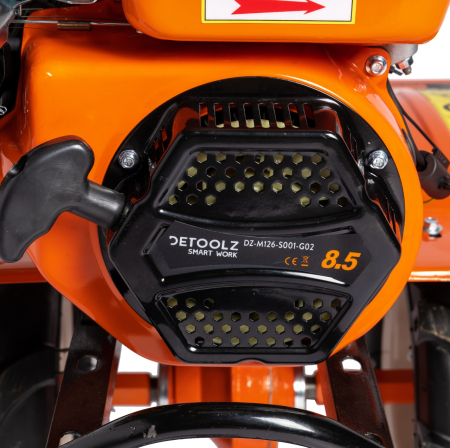 Motocultor Detoolz 8.5cp 212cc, benzina 4T, 3 viteze, pornire manuala, cu roti [17]