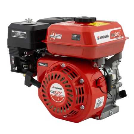  Motoare electrice si pe combustie - Motor pe benzina cu ax de 19mm ELEFANT GX200, 6,5 CP, 3600 rot/min