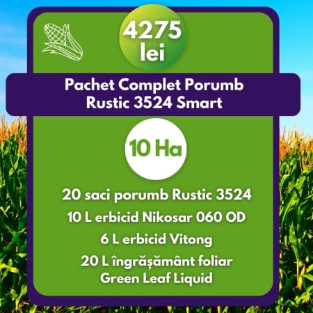Porumb - Pachet Complet Porumb Rustic 3524- 10 Ha