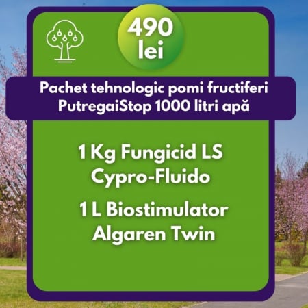 Pachete comerciale - Pachet tehnologic Pomi Fructiferi, Putregai Stop pentru 1000 L Apă