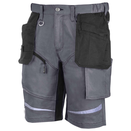 Organizare depozitare, protectie - PANTALON LUCRU SLIM-FIT SCURT / GRI - M