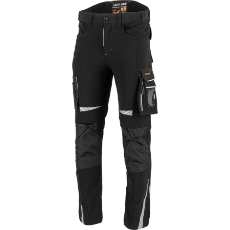 Organizare depozitare, protectie - PANTALON LUCRU SLIM-FIT SUPER-ELASTICA - S