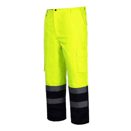 Organizare depozitare, protectie - PANTALON REFLECTORIZANT CAPTUSIT / VERDE - S