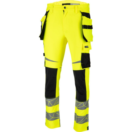 Organizare, depozitare, protectie - PANTALON REFLECTORIZANT ELASTIC CU MODEL / VERDE - S
