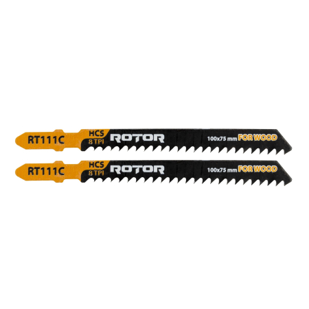 Întreținere casă și fermă - Panza fierastrau pendular pentru lemn, 100x75 mm Set 2 buc ROTOR RT111C
