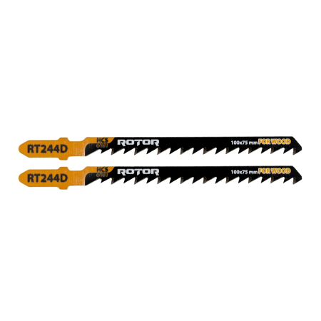 Întreținere casă și fermă - Panza fierastrau pendular pentru lemn, 100x75 mm Set 2 buc ROTOR RT244D