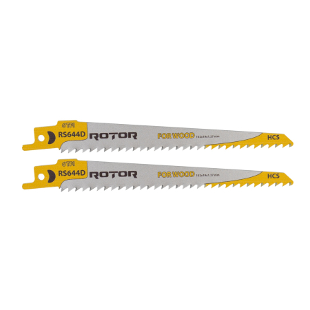 Întreținere casă și fermă - Panza fierastrau sabie pentru Lemn 152x19x1,27 mm Set 2 buc ROTOR RS644D