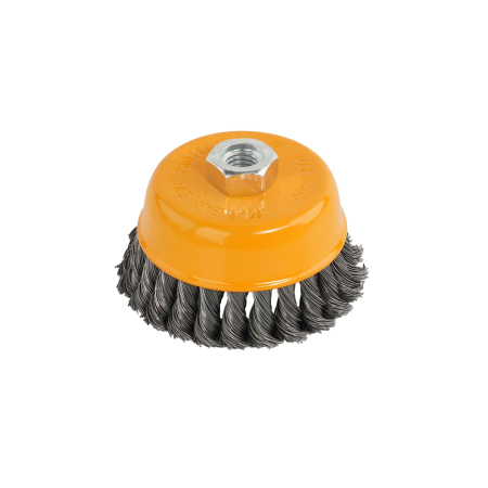 Întreținere casă și fermă - Perie de sarma tip cupa cu noduri rasucite ROTOR 100mm M14
