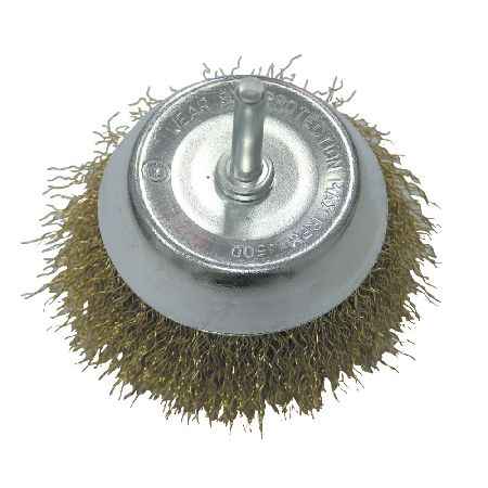 Consumabile si accesorii - PERIE SARMA ALAMA TIP CUPA CU TIJA 75MM