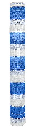 Plasă de umbrire lățime 2M, Grad umbrire 95%, Alb-Albastru [1]