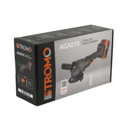 Polizor unghiular pe acumulator Stromo AGA216 4 Ah, 20 V , 7450 rot/min , Brushless [7]