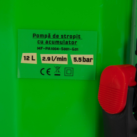 Pompa de stropit cu acumulator, Micul Fermier 12L [16]