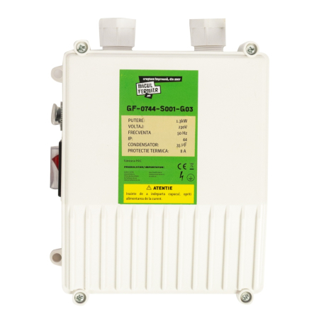 Pompa submersibila Micul Fermier, pentru apa curata, 1.3kW, debit 3000l/h, inaltime maxima pompare 60m, cu o turbina [5]