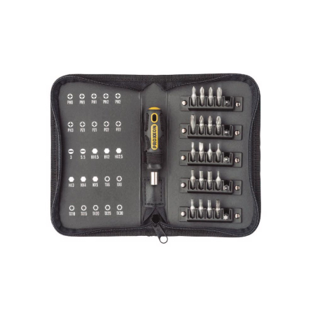 Proxxon 22730, Trusa compacta de biti cu maner FLEX-DOT, 26 piese [1]