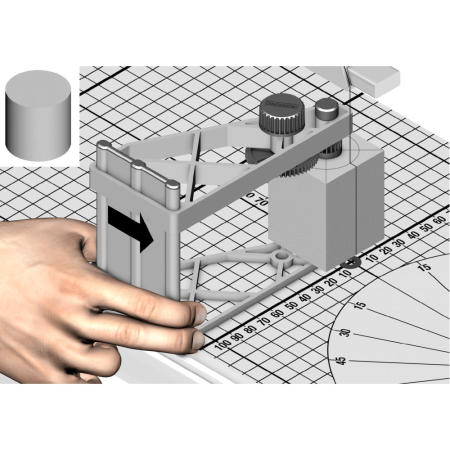 Proxxon 27076, Atasament taiere circulara pentru aparatul de taiat cu fir cald THERMOCUT TKS360 [9]
