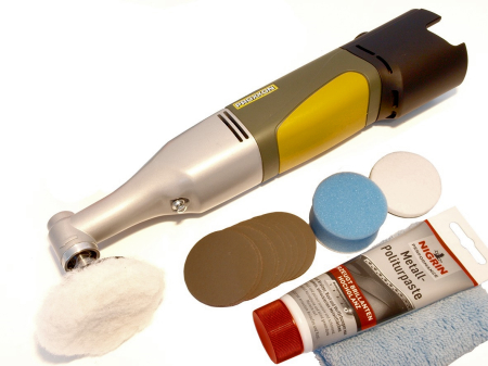 Scule Electrice - Proxxon 29822, Masina de lustruit cu gat lung cu acumulator WP/A (doar corpul), 1100-2800 rpm, + accesorii