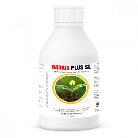 Pesticide - Radius Plus SL, dezinfectant ecologic superconcentrat pentru sere, grădini și solari