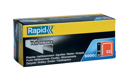 Rapid 11858810, set de 5000 de capse din sarma fina galvanizata No. 53, 10mm [1]