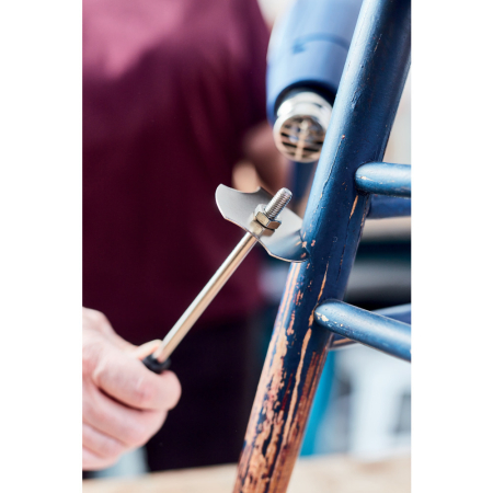 Rapid 5000210, set raclete pentru curatarea vopselei, include 3 lame interschimbabile concepute pentru diferite suprafete [8]