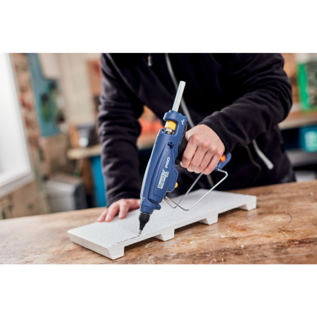 Rapid 5000328, Pistol industrial GlueGun PRO EG360, albastru, max 300W, debit 1800g/h, 120 - 230°C reglabila, duze detasabile, functional cu batoane de 12mm [3]