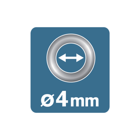 Rapid 5000409, set 100 capse, finisare mixata (alama, cupru, cromata), 4mm [2]